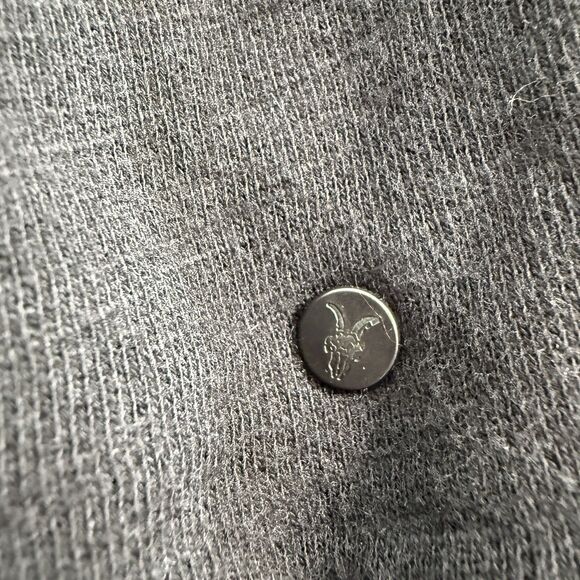 Allsaints Mens Cotton Full Zip Cotton Black Rhythm Hoodie Size Medium - Picture 7 of 9